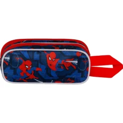 Sale Spiderman Rojo Estuche Portatodo Doble 3D Stronger