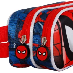 Sale Spiderman Rojo Estuche Portatodo Doble 3D Stronger