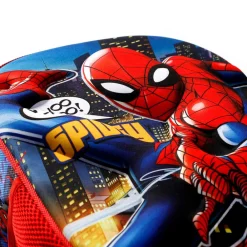 Discount Spiderman Rojo Mochila 3D con Ruedas Pequeña Mighty