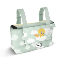 Fashion Tweety / Piolín Verde Bolso Organizador Carro Bebé Hamper Mommy Clouds